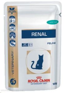Лечебный корм для кошек с почечной недостаточностью тунец 100 г.пауч РОЯЛ КАНИН (Royal Canin Renal)