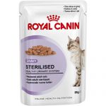 РОЯЛ КАНИН пауч для стерилизованных кошек, кусочки в соусе 85 г (RC STERILISED)