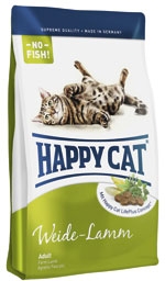 Эдалт "Хеппи Кэт" (ягненок). Для взрослых кошек с чувствительном пищеварением.(Fit & Well Weide-Lamm)